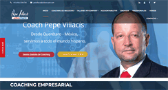 Desktop Screenshot of coachpepevillacis.com